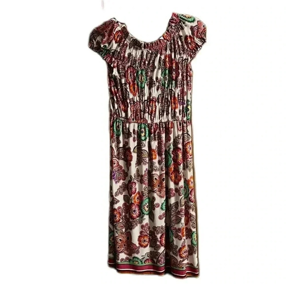 Dress Barn dress size 6 earthy tones and flowy style - Picture 3 of 5